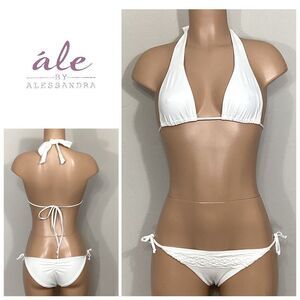 New. ale brand ivory bikini. MSRP $198. Medium
